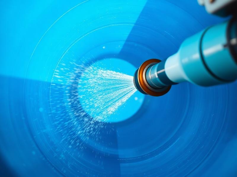 Desentupimento de tubulação com hidrojateamento de alta pressão